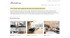 Desktop Screenshot of officesublets.com